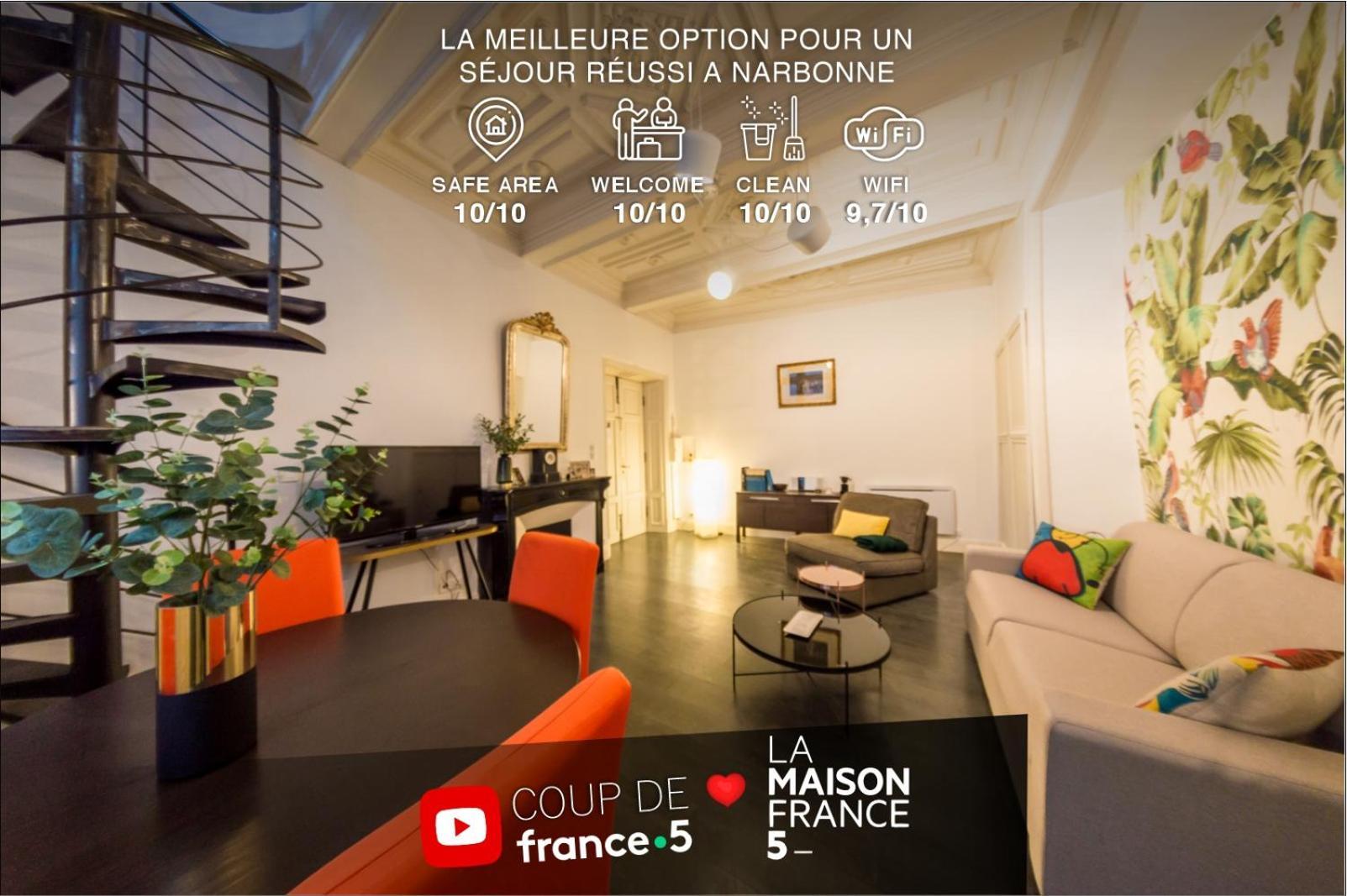 Retromirabeau - Chambre Suite & Appartements De Charme - Localisation Premium Narbonne Exterior foto