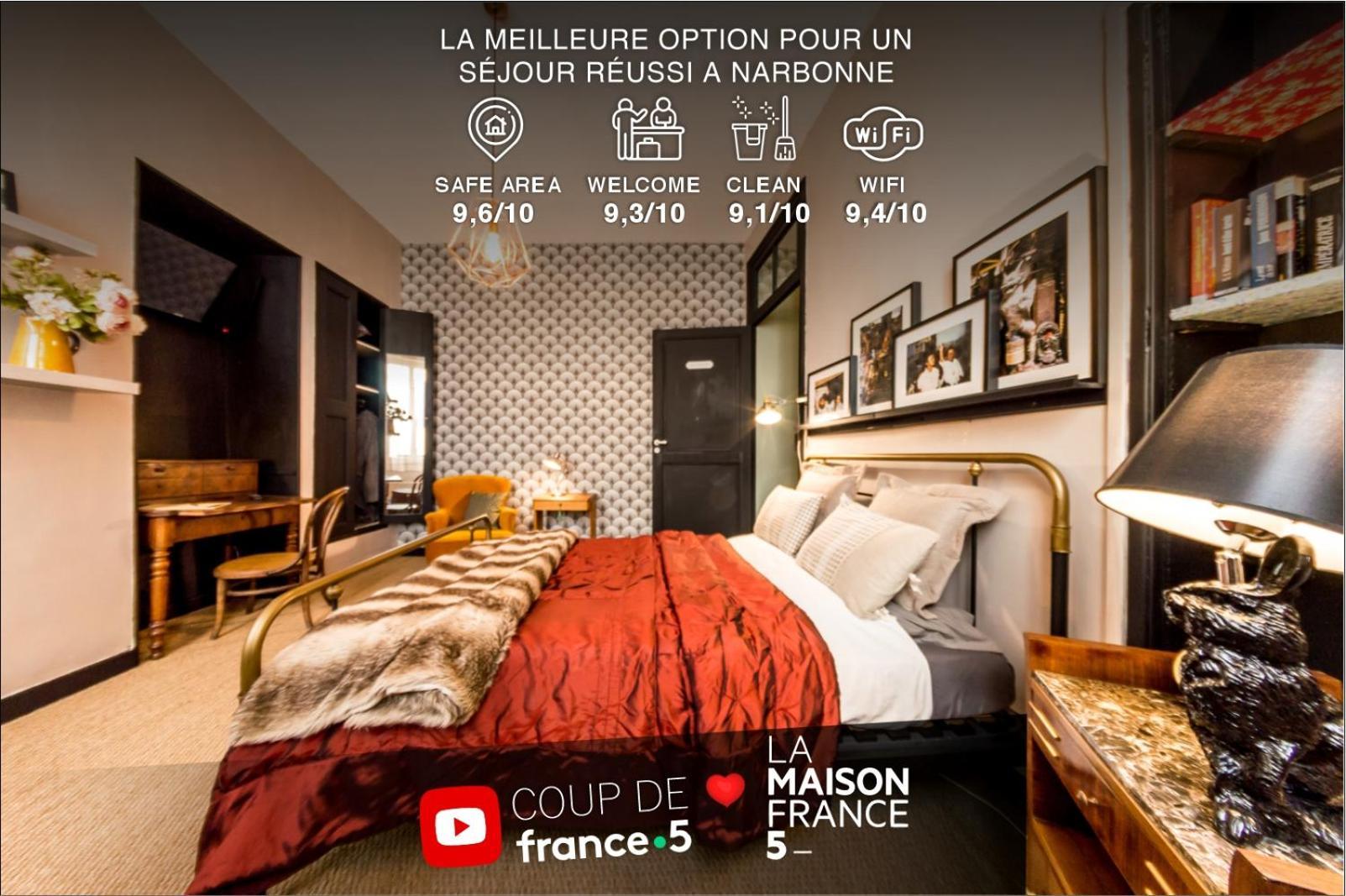 Retromirabeau - Chambre Suite & Appartements De Charme - Localisation Premium Narbonne Exterior foto